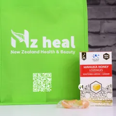 [Hỏa tốc] Kẹo ngậm mật ong Manuka UMF 10+ Deep Blue Health Manuka Honey Lozenges – với Chanh & Gừng (6 viên)