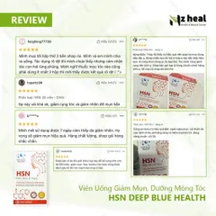 HSN Hair Skin & Nails - Hộp 60 viên uống Tăng cường sức đề kháng, cải thiện làn da khô