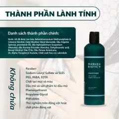 [Hỏa tốc] Dầu gội cho da đầu nhạy cảm Manuka Biotic Shampoo for Sensitive Scalp 300ml