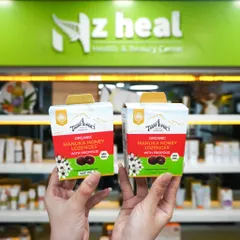 [Hỏa tốc] Kẹo mật ong Manuka Organic Manuka Honey Lozenges MG400+ (6 Viên/18 viên)