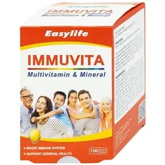 (CTy NK) Viên Vitamin Immuvita Easylife 100 viên, tăng sức đề kháng