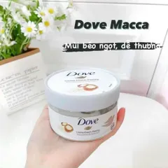 Tẩy Da Chết, Tế Bào Chết Dove Exfoliating Body Giúp Dưỡng Da Trắng Mịn Màng Macca 298g 818847