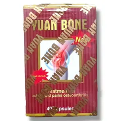 Viên Uống xương khớp Yuan Bone Malaysia Hỗ Trợ Giảm Đau Mỏi Vai Gáy & Khớp Gối (Hộp 40 Viên) - Mã 1361