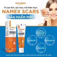Gel Hỗ Trợ Giảm Sẹo Mờ Thâm Mụn Namex Scars 15g