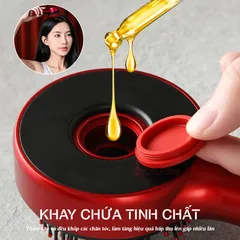 Lược massage da đầu Nikio NK-112 - Công nghệ EMS và hồng ngoại, giúp giảm rụng tóc và thư giãn hiệu quả, chống nước IPX7, dễ mang theo.