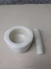 Bộ Cối Chày Nguyên Khối Đá Non Nước Đẹp Mắt (TH702)