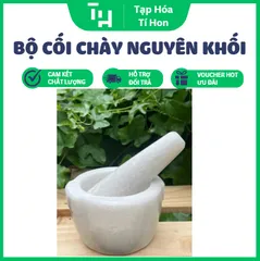 Bộ Cối Chày Nguyên Khối Đá Non Nước Đẹp Mắt (TH702)