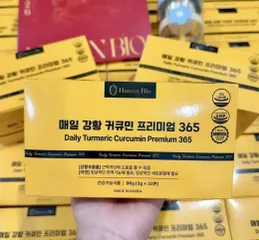 Tinh Nghệ Hamin Bio Daily Turmeric Curcumin Premium 365 Hàn Quốc 32 Tép Giúp Đẹp Da [hàng nhập khẩu] 819019