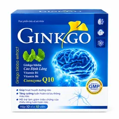 Viên Uống Bổ Não Ginkgo  - Hộp Xanh Dương 100 Viên