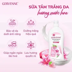 Sữa tắm trắng da  750 genverne hương nước hoa