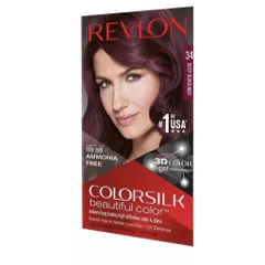 [ nhuộm bạc và thời trang ĐỎ TÍM ĐẬM ] Nhuộm tóc Revlon Colorsilk Deep Burgundy số 34