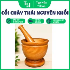 Cối Chày Thái Nguyên Khối Chân Đế Vững Chắc Lòng Sâu Chống Văng Tiện Lợi Cho Mọi Nhà (TH705)