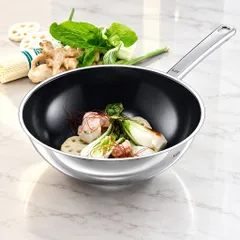 Chảo sâu lòng Silit Wuhan 28cm Wok CeraProtect chống dính Ceramic