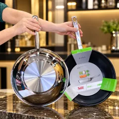 Chảo sâu lòng Silit Wuhan 28cm Wok CeraProtect chống dính Ceramic