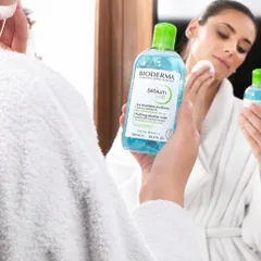 Nước tẩy trang Bioderma Sébium H2O 500ml cho da dầu mụn, da hỗn hợp, Made in France