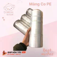 Màng PE cuốn bụng giảm béo 1.5kg, khổ 25cm. Màng PE cuốn hàng hoá