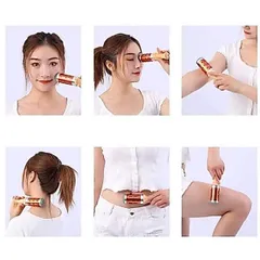 Cây Lăn Ngải Ngọc Bích Dùng Massage Mặt và Body, Thanh Lăn Ngải Ngọc Tay Cầm Gỗ Mát Xa