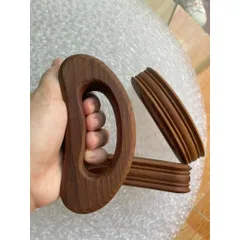 Dụng Cụ Massage Cạo Gió Lưng Bằng Gỗ Sồi Chuyên Dụng Spa Dưỡng Sinh. Bàn chà gỗ bi cao cấp