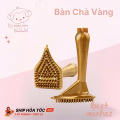 Bàn Chà Vàng Massage Body Chải Đả Thông Kinh Lạc Spa Dưỡng Sinh 1 Chiếc