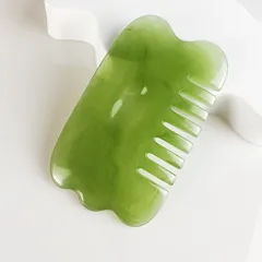 [Tách lẻ] Bộ ngọc cạo gió dưỡng sinh 7 món bằng nhựa. Dụng cụ cạo gió ấn huyệt massage mặt trong spa