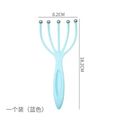 Lược Massage đầu Dụng cụ mát xa đầu 5 nhánh gắn bi sắt. Lược Massage thư giãn