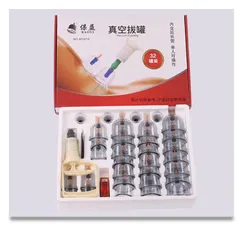 Bộ Giác Hơi 12, 24, 32 cốc cao cấp không dùng lửa, giác hơi chân không dùng cho gia đình, Spa - TMV