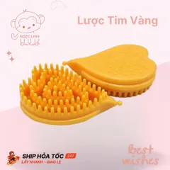 Lược chải thông kinh lạc, lược massage trái tim chuyên dùng cho spa dưỡng sinh - TMV