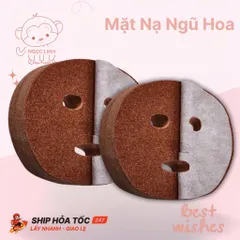 Mặt nạ miếng ngũ hoa, mầm rong biển | Mặt nạ ngũ hoa gói 50 miếng có tách lẻ
