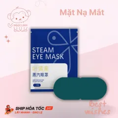 Combo 10 chiếc Mặt nạ mắt hơi nước Lutein dùng một lần có nén ấm áp và nóng để làm dịu mắt, che nắng