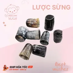 Lược sừng gội đầu vò đầu dưỡng sinh, ống mát xa đầu hàng chất lượng