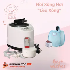 Nồi xông hơi nước - Loại 2 lít- Dùng xông hơi gội đầu, massage + Lều xông hơi