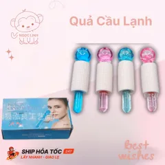 Quả cầu lạnh massage mặt, đẩy tinh chất, 1 hộp 2 quả cầu lạnh dùng trong Spa - TMV