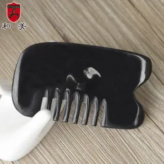 Lược nhựa đen chải massage đầu thư giãn tại nhà, giá rẻ sẵn số lượng lớn