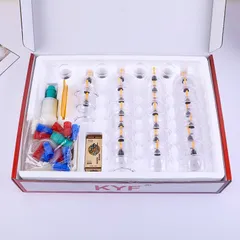 Bộ giác hơi 32 ly, Bộ giác hơi 32 cốc không cần lửa giúp kích thích tuần hoàn máu, giảm đau lưng