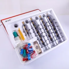 Bộ giác hơi 32 ly, Bộ giác hơi 32 cốc không cần lửa giúp kích thích tuần hoàn máu, giảm đau lưng