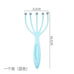 Lược Massage đầu Dụng cụ mát xa đầu 5 nhánh gắn bi sắt K1