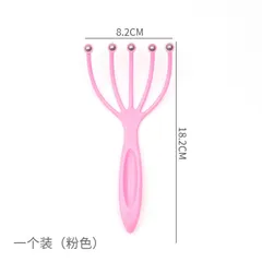 Lược Massage đầu Dụng cụ mát xa đầu 5 nhánh gắn bi sắt K1