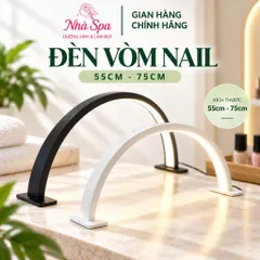 BH 6 Tháng]Đèn vòm chiếu sáng làm nail nối mi Thiết kế hình bán nguyệt. Kích thước55cm-75cm