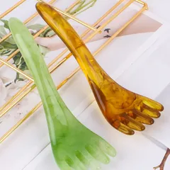 Lược Nhựa Mát Xa Đầu Năm Móng Vuốt Tóc Trị Liệu Lược Massage