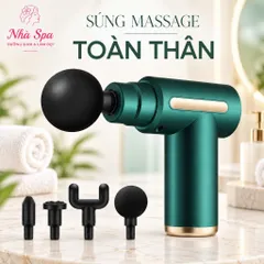 Máy Mát Xa Cầm Tay, Súng Massage Toàn Thân 6 Cấp Độ Chuyên Sâu Vai Gáy Lưng Giảm Đau Mỏi Siêu Hạt Dẻ