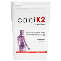 (CTy NK) Viên uống hỗ trợ phòng chống loãng xương, bổ sung canxi giúp xương chắc khỏe Calci K2 Dao Nordic Health (60 viên)