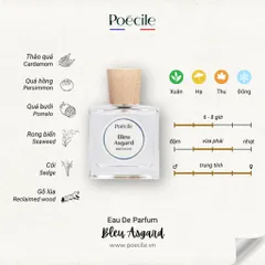 Nước Hoa Nam Nữ Poécile, Bleu Asgard 15ml - 50ml