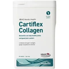 (CTy NK) Viên uống hỗ trợ tăng cường sức khỏe xương khớp Cartiflex Collagen DAO Nordic Health (60 viên)