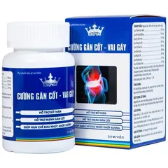 (CTy NK) Viên uống hỗ trợ bổ thận, giúp hạn chế đau nhức khớp xương do phong thấp Cường Gân Cốt - Vai Gáy Kingphar (60 viên)