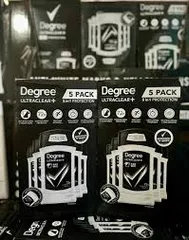 [HỘP 5 CHAI] Lăn Khử Mùi DEGREE MEN ULTRACLEAR+ BLACK+WHITE 5in1 72H 2.7OZ .nhap my
