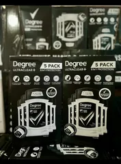 [HỘP 5 CHAI] Lăn Khử Mùi DEGREE MEN ULTRACLEAR+ BLACK+WHITE 5in1 72H 2.7OZ .nhap my