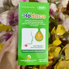 Siro HoDaco hỗ trợ giảm ho, tiêu đờm, giảm đau rát họng, đau họng do ho
