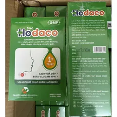 Siro HoDaco hỗ trợ giảm ho, tiêu đờm, giảm đau rát họng, đau họng do ho