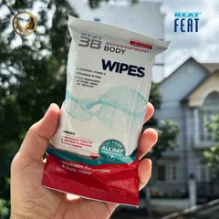Khăn ướt kiểm soát mồ hôi, khử mùi cơ thể Neat Feat Neat 3B Antiperspirant Body Wipes 30 khăn