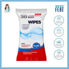 Khăn ướt kiểm soát mồ hôi New Zealand Neat Feat Neat 3B Antiperspirant Body Wipes 30 khăn